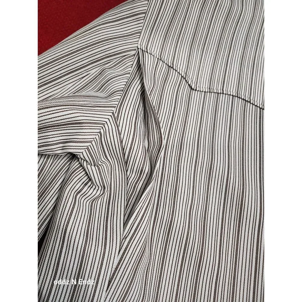 Niver‎ Western Wear Mens Striped Blazer Jacket 38